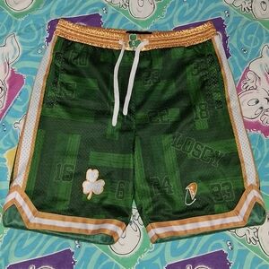 Boston Celtics Iszzy Sports All Over Print Basketball Jersey Shorts Vintage